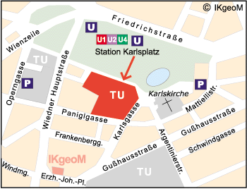 Map Vienna University of Technology